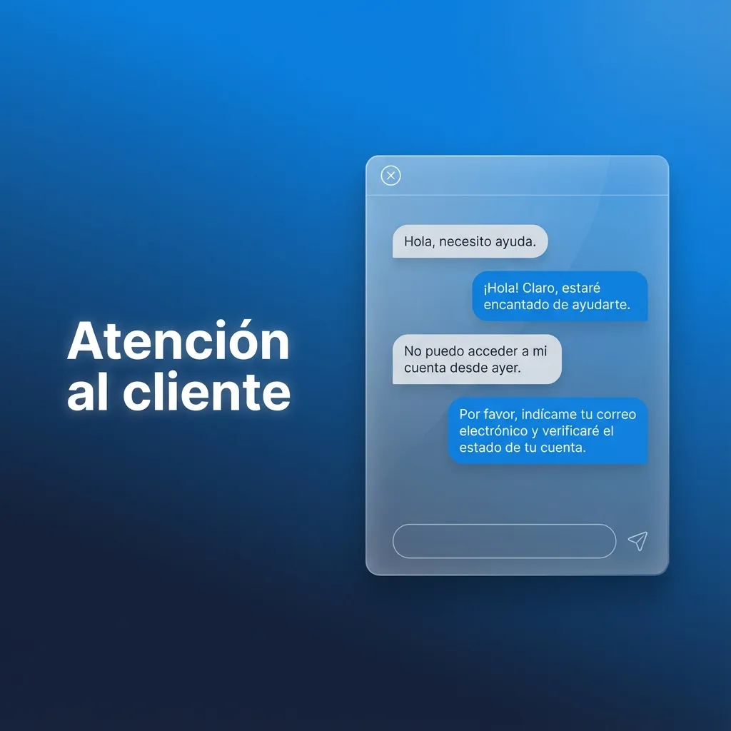 Ilustración de soporte al cliente online con chat, correo y formulario para resolver problemas de retiros en Chile