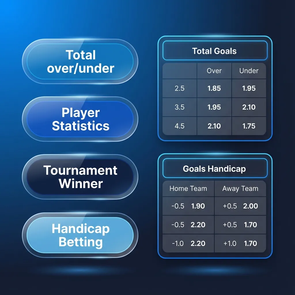 Infografía en español que explica apuestas simples, combinadas (express) y sistema en una plataforma de apuestas deportivas