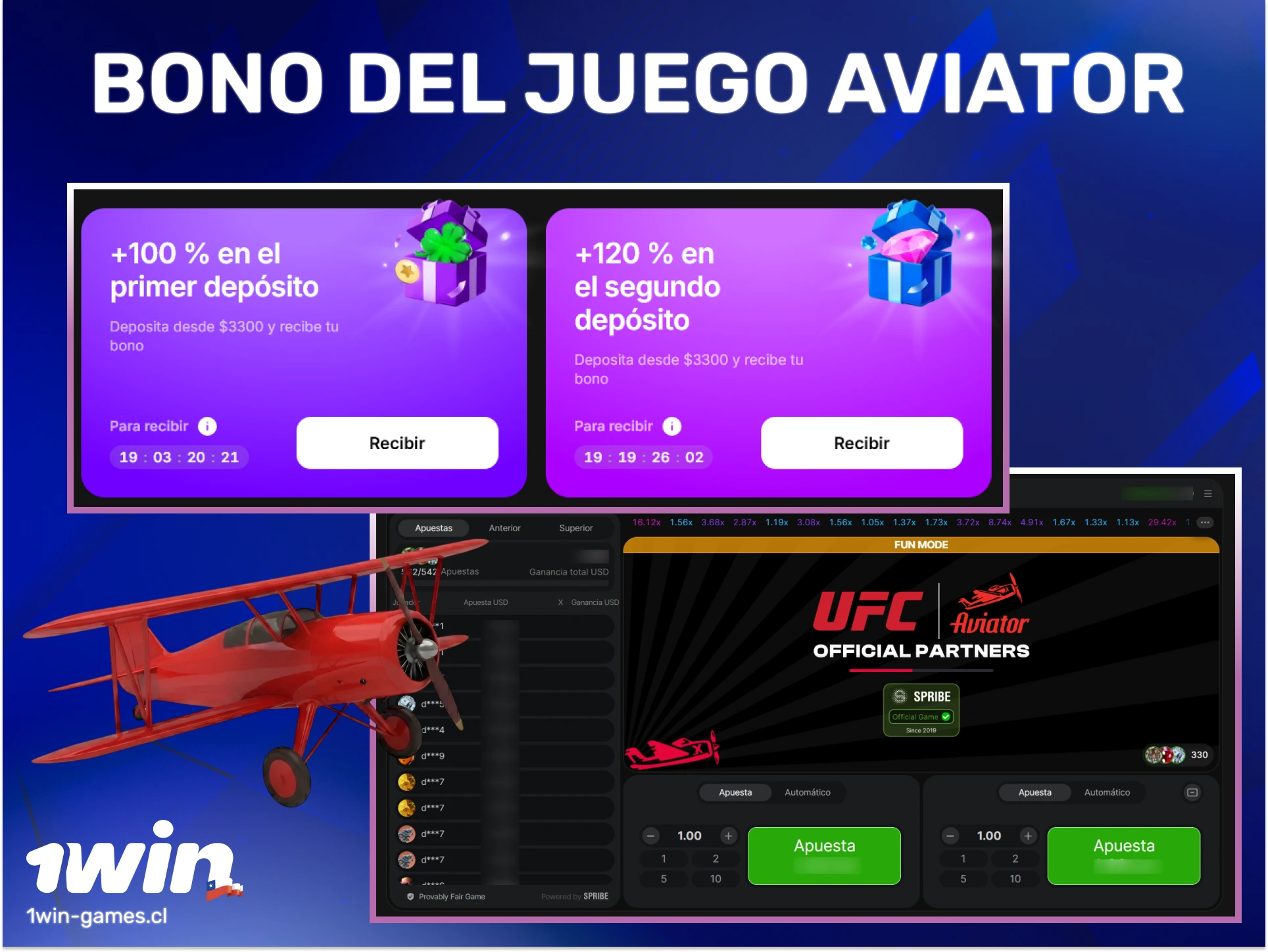 Reclama el bono del juego Aviator en 1win Chile y vuela hacia grandes premios con tus apuestas hoy.