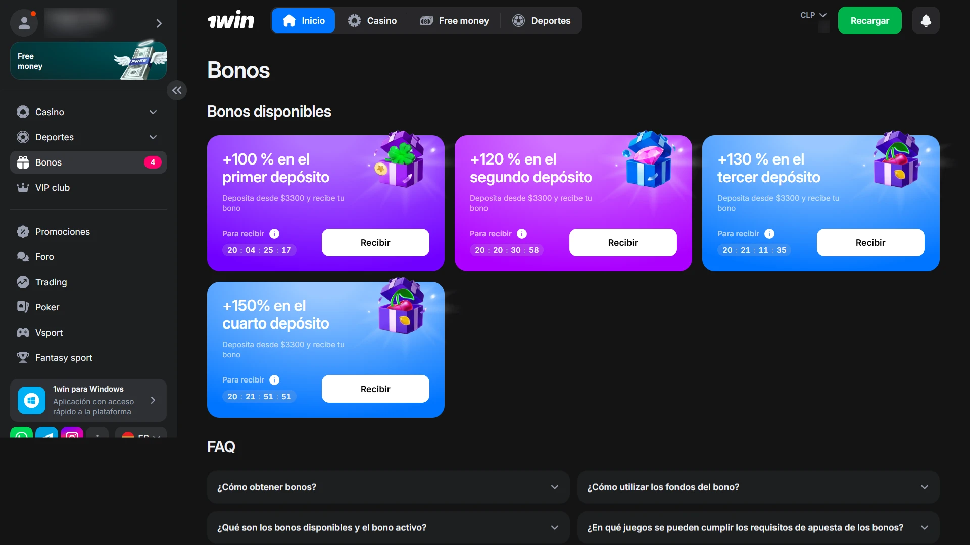 Activa el bono promocional y empieza a jugar con más saldo disponible hoy.