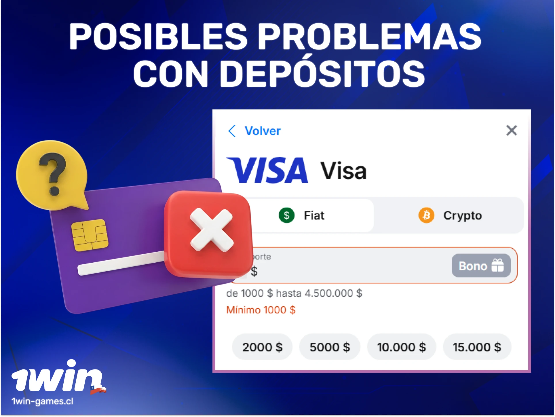 Soluciona los posibles problemas con los depósitos en 1win y asegura tu saldo hoy.