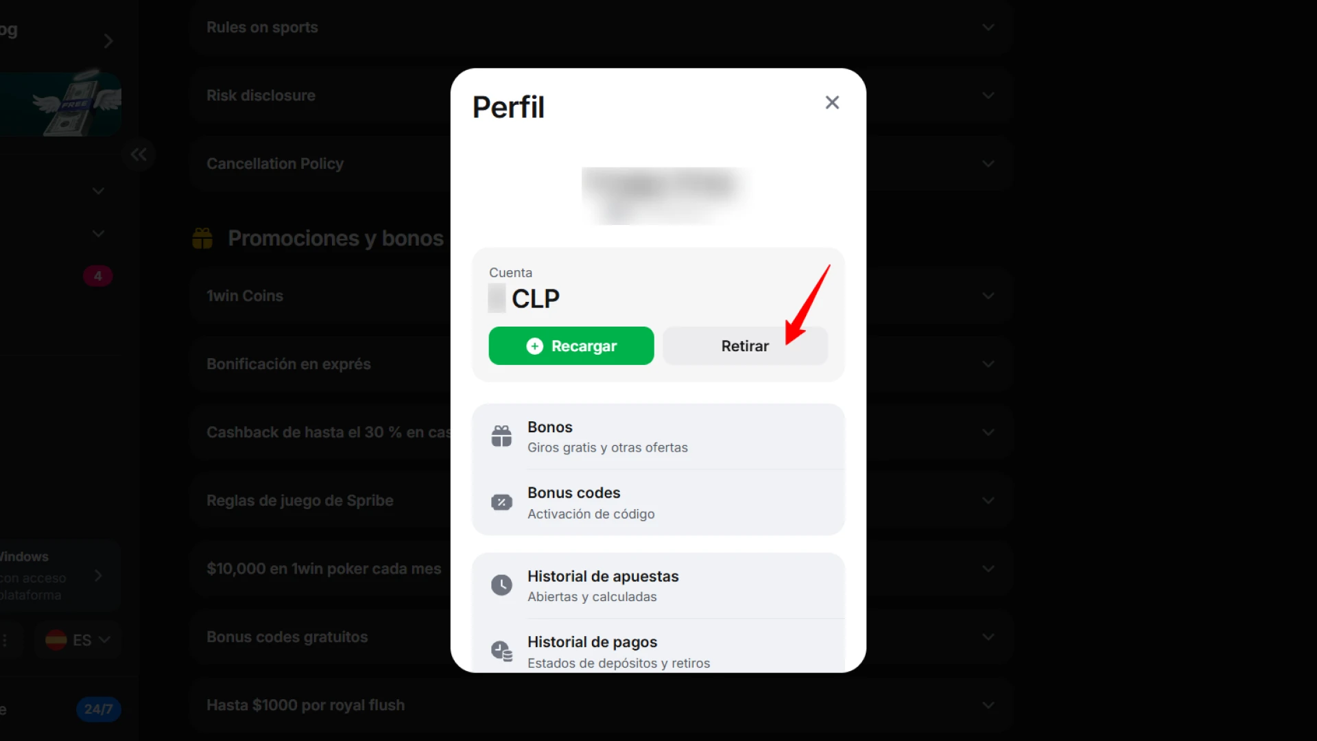 Verifica tu dirección de correo electrónico dentro de 1win Casino ahora.