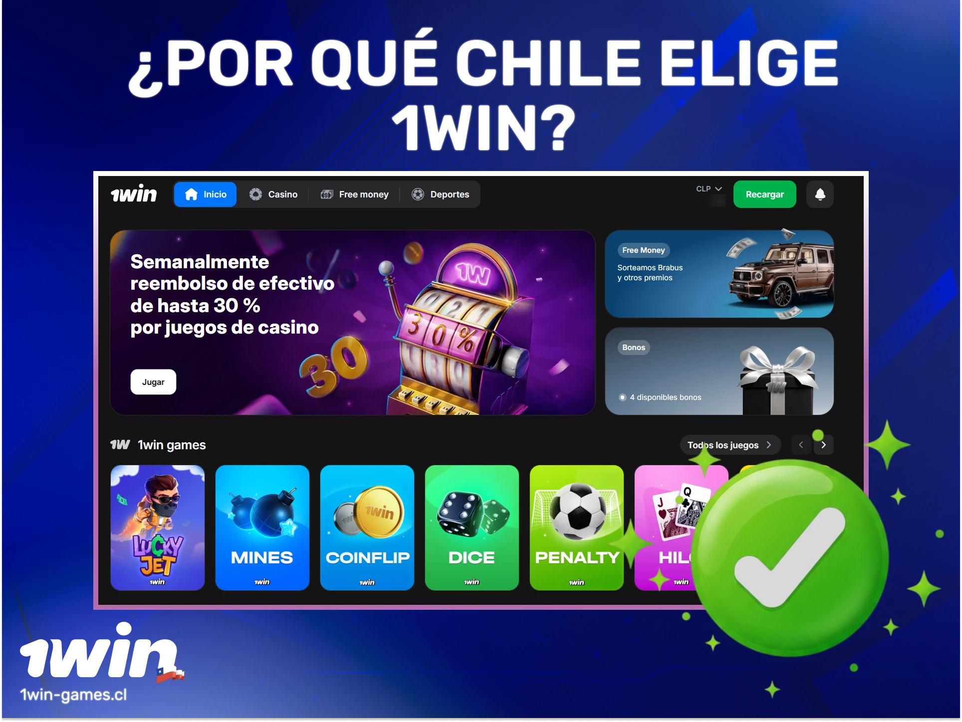 Descubre por qué los jugadores eligen 1win Casino y regístrate hoy.