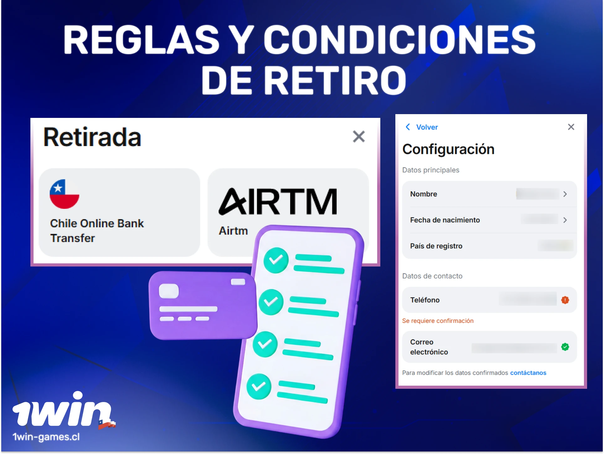 Revisa las reglas y condiciones de retiro en 1win para cobrar tus ganancias hoy.